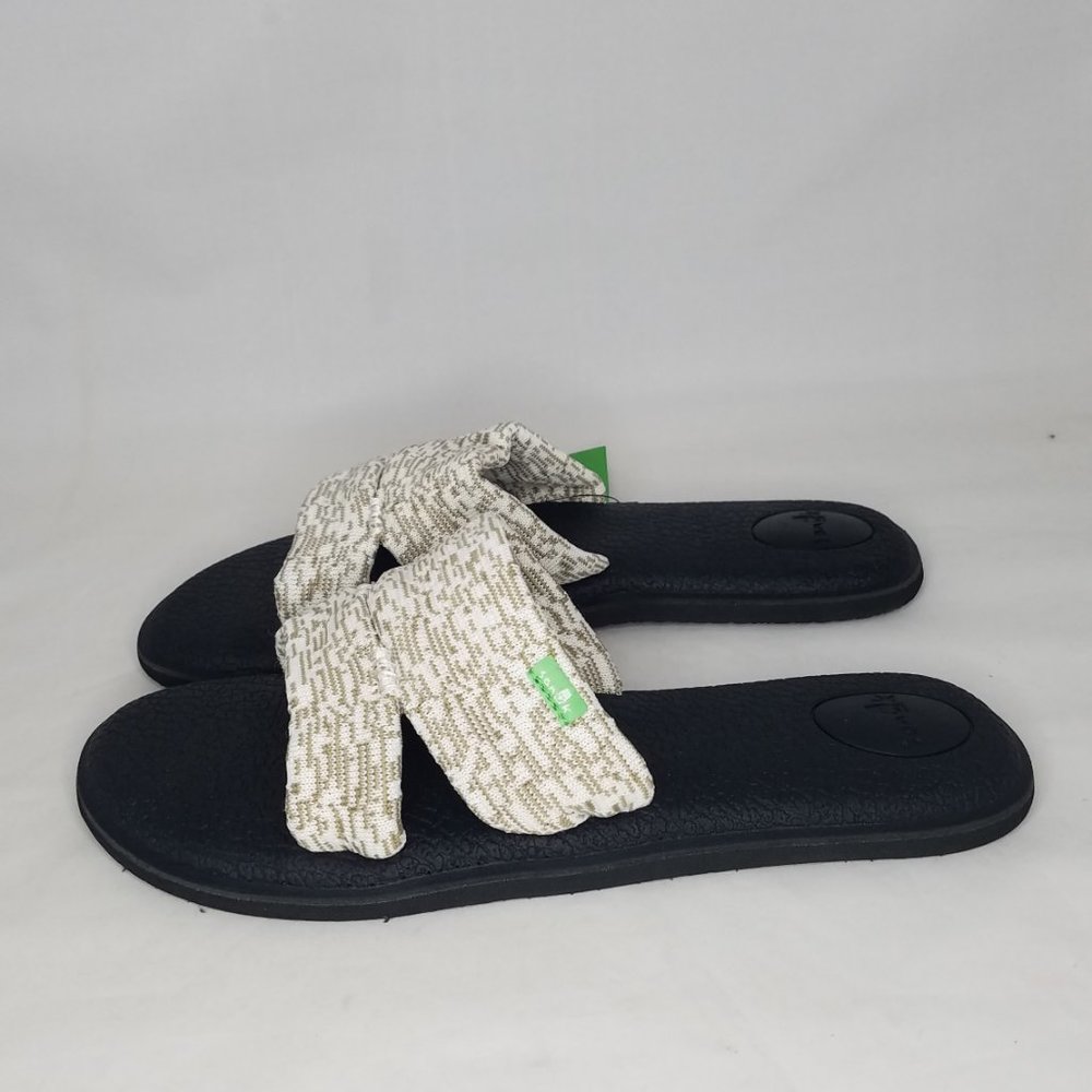 NEW Sanuk Yoga Mat Carpi Knit Slides 1099409 - Picture 2 of 13